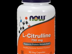 Now Foods L-Citrulline 750 mg - 90 Capsule